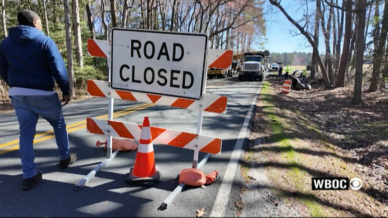 Road Washout in Wicomico County Causes Detours for Drivers